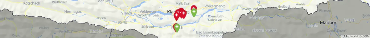 Map view for Pharmacies emergency services nearby Sankt Margareten im Rosental (Klagenfurt  (Land), Kärnten)